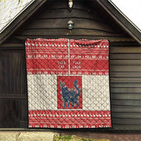 Yule Cat And Yule Lads Quilt Cute Retro Style - Wonder Print Shop