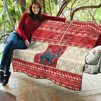 Yule Cat And Yule Lads Quilt Cute Retro Style - Wonder Print Shop