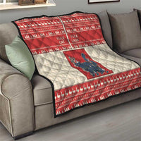 Yule Cat And Yule Lads Quilt Cute Retro Style - Wonder Print Shop