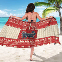 Yule Cat And Yule Lads Sarong Cute Retro Style - Wonder Print Shop