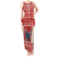Yule Cat And Yule Lads Tank Maxi Dress Cute Retro Style - Wonder Print Shop