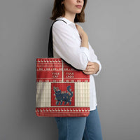 Yule Cat And Yule Lads Tote Bag Cute Retro Style - Wonder Print Shop