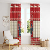 Yule Cat And Yule Lads Window Curtain Cute Retro Style - Wonder Print Shop