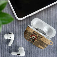 Skull Christmas AirPods Case Newspaper Retro Style - Wonder Print Shop