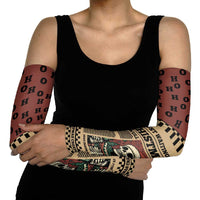 Skull Christmas Arm Sleeves Newspaper Retro Style - Wonder Print Shop