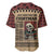 Skull Christmas Baseball Jersey Newspaper Retro Style - Wonder Print Shop