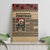 Skull Christmas Canvas Wall Art Newspaper Retro Style - Wonder Print Shop