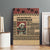 Skull Christmas Canvas Wall Art Newspaper Retro Style - Wonder Print Shop