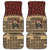 Skull Christmas Car Mats Newspaper Retro Style - Wonder Print Shop