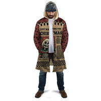 Skull Christmas Cloak Newspaper Retro Style - Wonder Print Shop