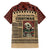 Skull Christmas Family Matching Long Sleeve Bodycon Dress and Hawaiian Shirt Newspaper Retro Style - Wonder Print Shop