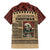 Skull Christmas Family Matching Mermaid Dress and Hawaiian Shirt Newspaper Retro Style - Wonder Print Shop