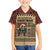 Skull Christmas Family Matching Off The Shoulder Long Sleeve Dress and Hawaiian Shirt Newspaper Retro Style - Wonder Print Shop