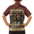 Skull Christmas Family Matching Short Sleeve Bodycon Dress and Hawaiian Shirt Newspaper Retro Style - Wonder Print Shop