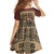 Skull Christmas Family Matching Short Sleeve Bodycon Dress and Hawaiian Shirt Newspaper Retro Style - Wonder Print Shop
