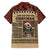 Skull Christmas Family Matching Short Sleeve Bodycon Dress and Hawaiian Shirt Newspaper Retro Style - Wonder Print Shop