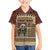 Skull Christmas Family Matching Short Sleeve Bodycon Dress and Hawaiian Shirt Newspaper Retro Style - Wonder Print Shop
