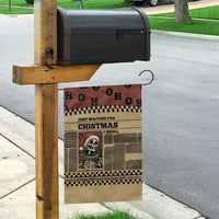Skull Christmas Garden Flag Newspaper Retro Style - Wonder Print Shop