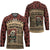Skull Christmas Hockey Jersey Newspaper Retro Style - Wonder Print Shop
