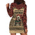 Skull Christmas Hoodie Dress Newspaper Retro Style - Wonder Print Shop