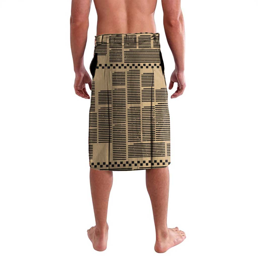 Skull Christmas Lavalava Newspaper Retro Style - Wonder Print Shop