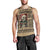 Skull Christmas Men Tank Top Newspaper Retro Style - Wonder Print Shop