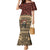 Skull Christmas Mermaid Dress Newspaper Retro Style - Wonder Print Shop