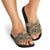 Skull Christmas Slide Sandals Newspaper Retro Style - Wonder Print Shop