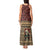 Skull Christmas Tank Maxi Dress Newspaper Retro Style - Wonder Print Shop