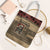 Skull Christmas Tote Bag Newspaper Retro Style - Wonder Print Shop