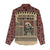 Skull Christmas Women Casual Shirt Newspaper Retro Style - Wonder Print Shop
