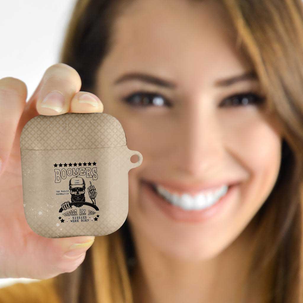 Baby Boomers AirPods Case The Badass Generation Retro Style - Wonder Print Shop