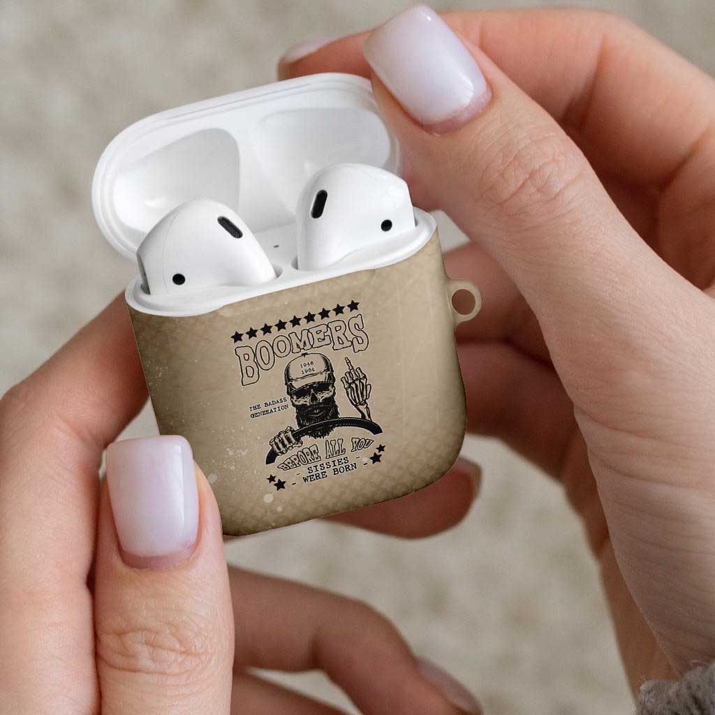 Baby Boomers AirPods Case The Badass Generation Retro Style - Wonder Print Shop