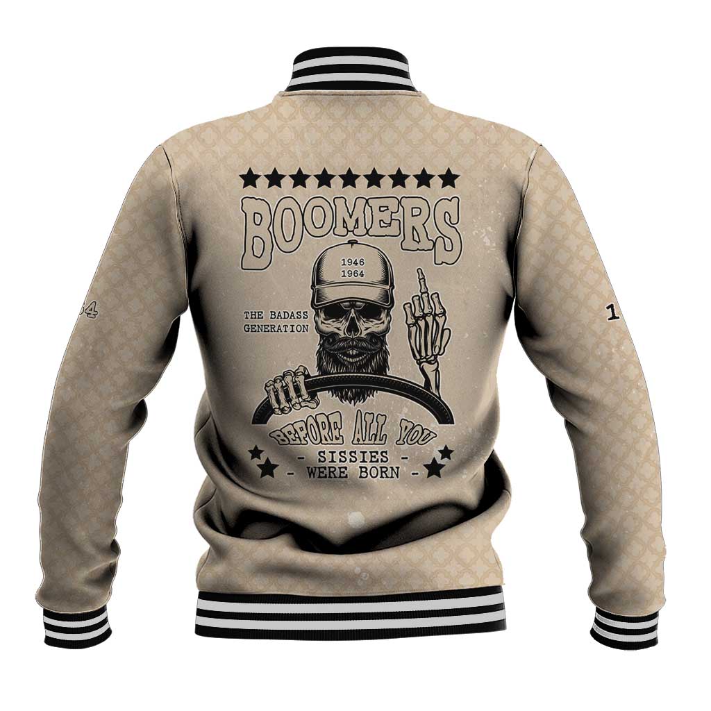 Baby Boomers Baseball Jacket The Badass Generation Retro Style - Wonder Print Shop