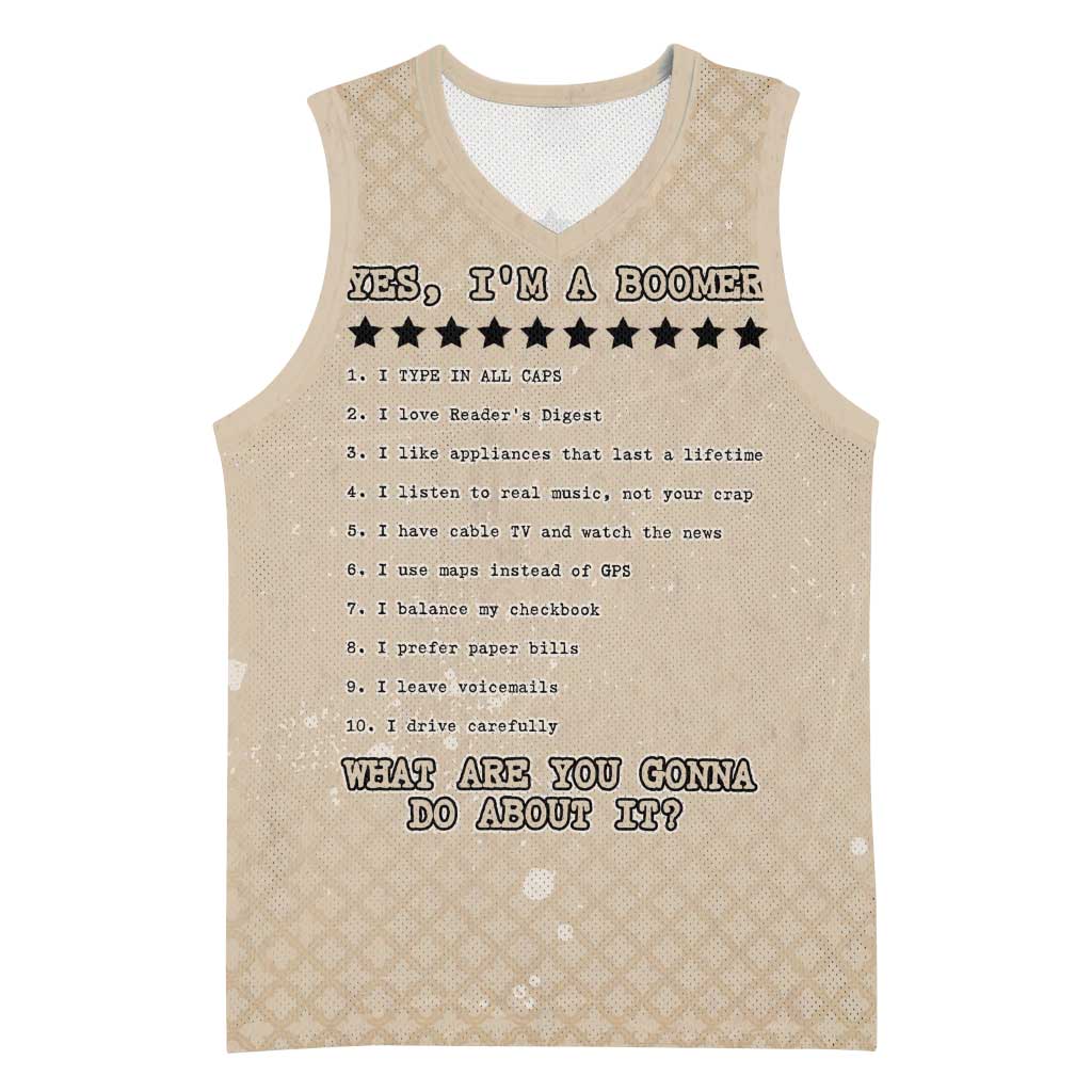 Baby Boomers Basketball Jersey The Badass Generation Retro Style - Wonder Print Shop