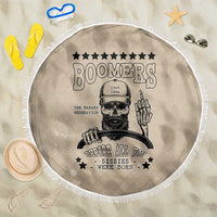 Baby Boomers Beach Blanket The Badass Generation Retro Style - Wonder Print Shop