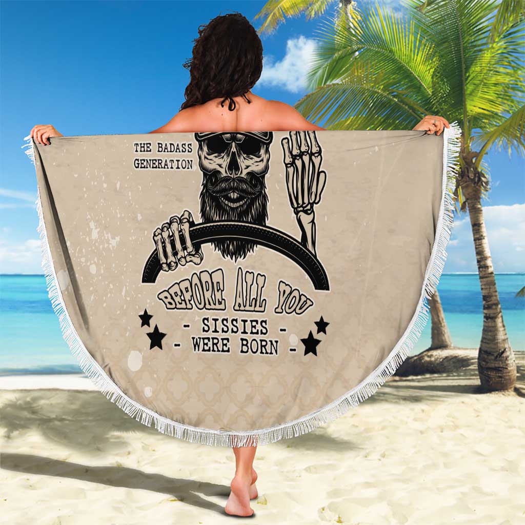 Baby Boomers Beach Blanket The Badass Generation Retro Style - Wonder Print Shop
