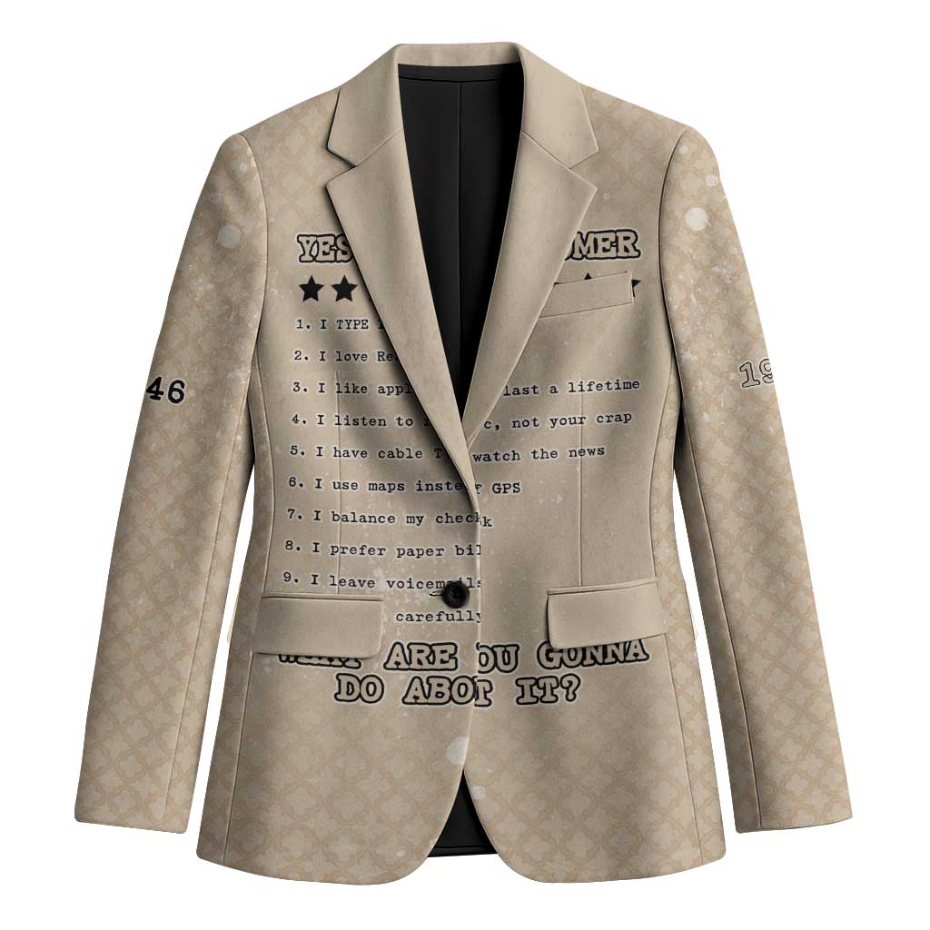 Baby Boomers Blazer The Badass Generation Retro Style - Wonder Print Shop