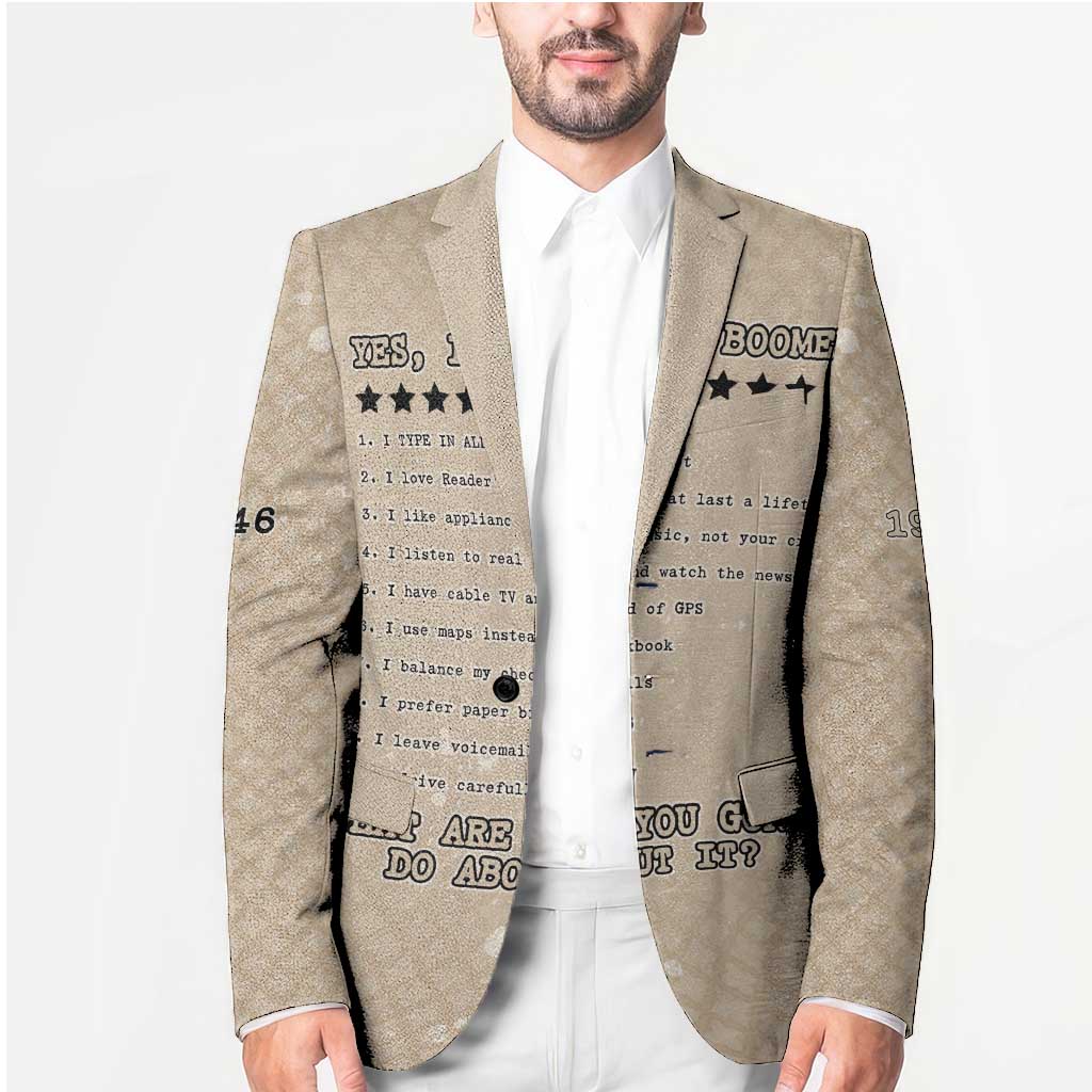 Baby Boomers Blazer The Badass Generation Retro Style - Wonder Print Shop