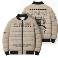 Baby Boomers Bomber Puffer Jacket The Badass Generation Retro Style - Wonder Print Shop