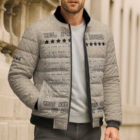 Baby Boomers Bomber Puffer Jacket The Badass Generation Retro Style - Wonder Print Shop