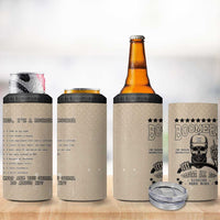 Baby Boomers 4 in 1 Can Cooler Tumbler The Badass Generation Retro Style - Wonder Print Shop