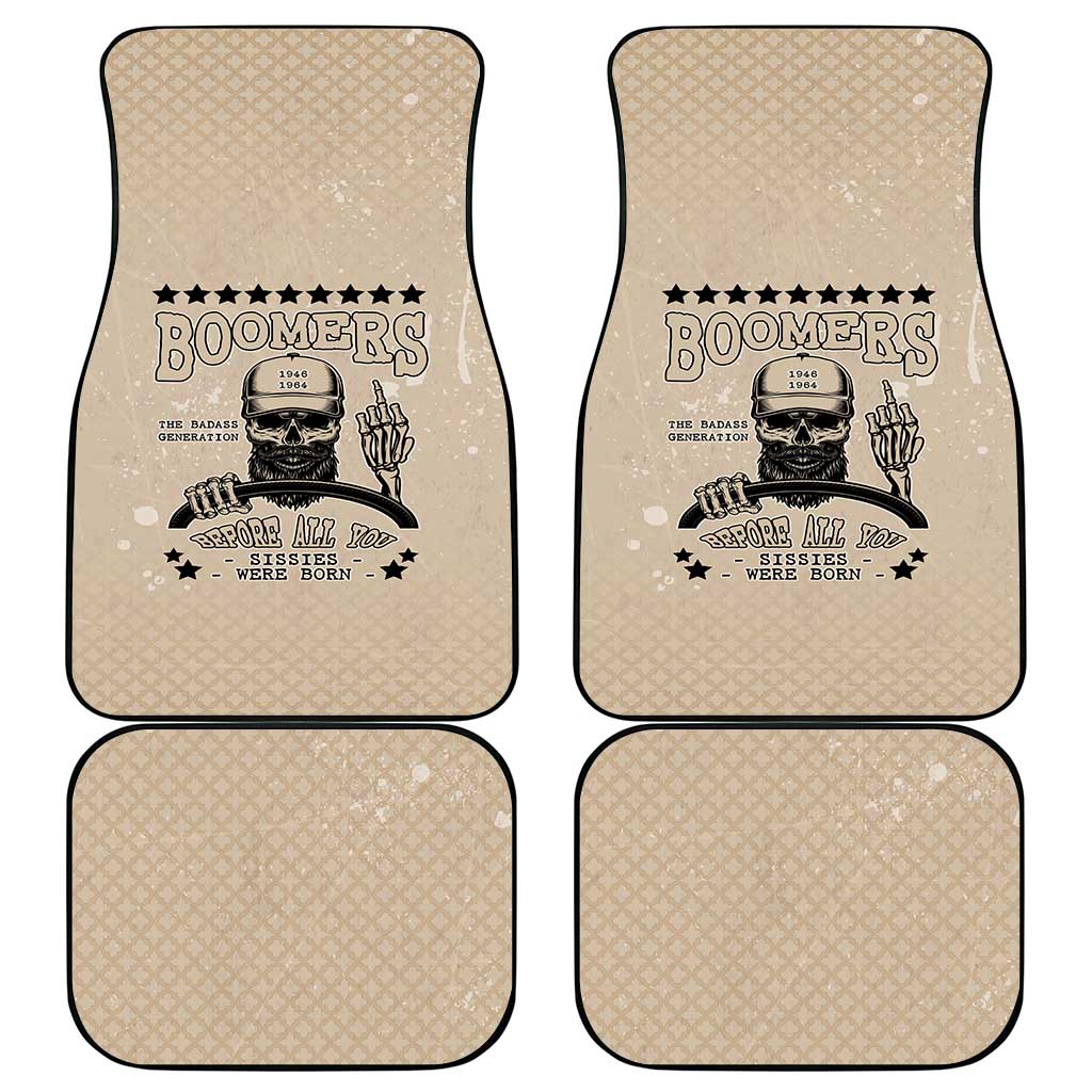 Baby Boomers Car Mats The Badass Generation Retro Style - Wonder Print Shop
