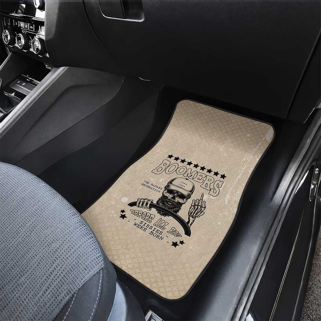 Baby Boomers Car Mats The Badass Generation Retro Style - Wonder Print Shop