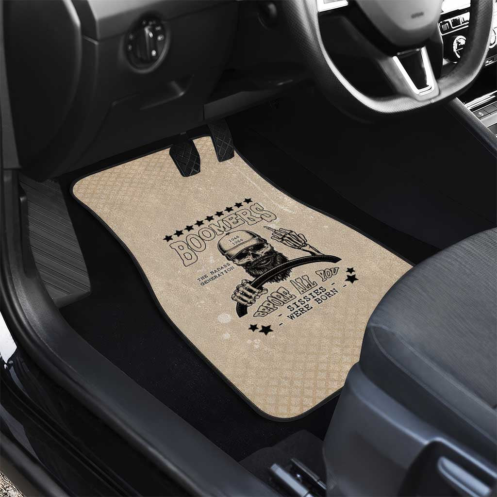 Baby Boomers Car Mats The Badass Generation Retro Style - Wonder Print Shop