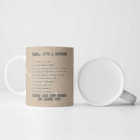 Baby Boomers Ceramic Mug The Badass Generation Retro Style - Wonder Print Shop