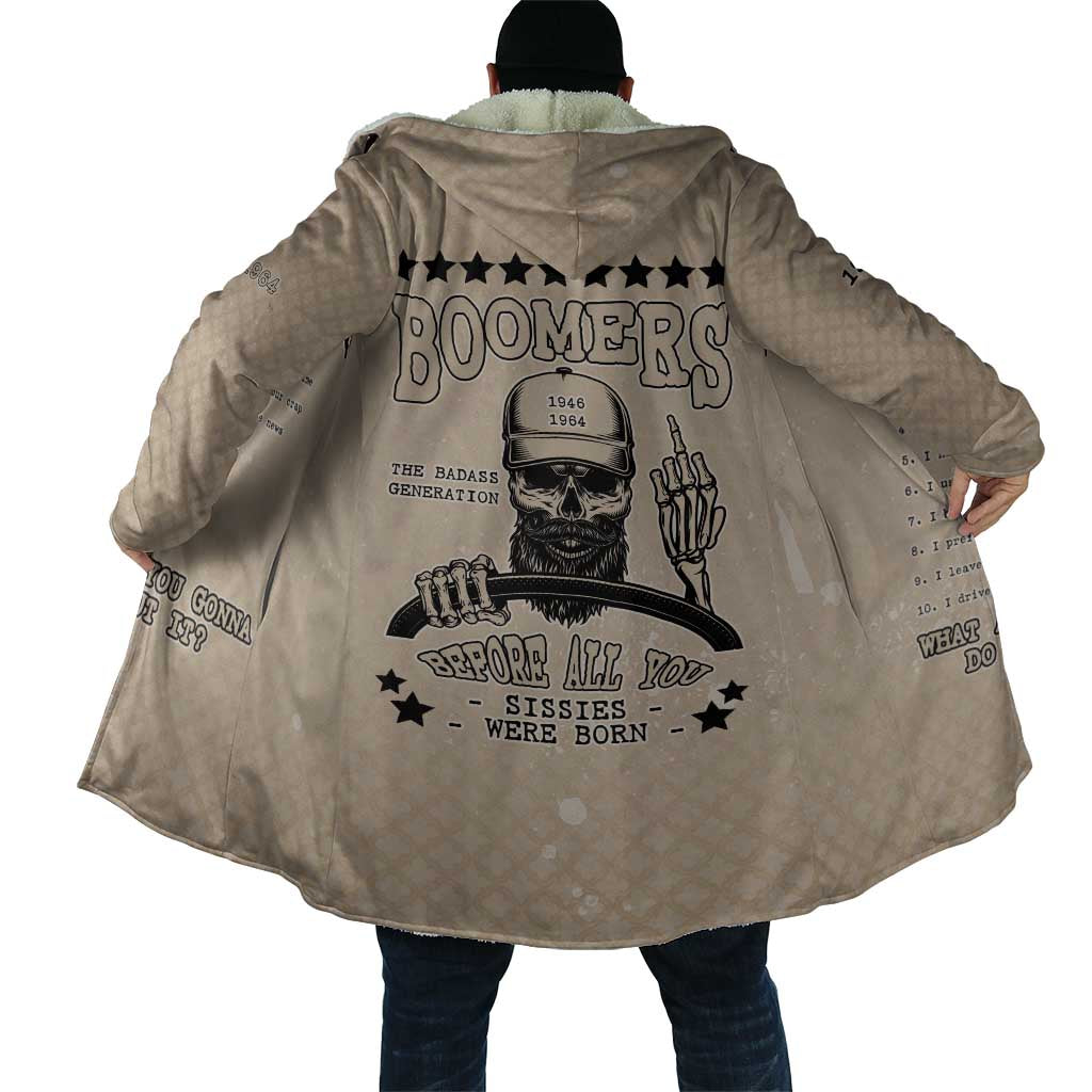 Baby Boomers Cloak The Badass Generation Retro Style - Wonder Print Shop