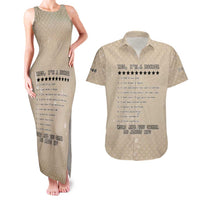 Baby Boomers Couples Matching Tank Maxi Dress and Hawaiian Shirt The Badass Generation Retro Style - Wonder Print Shop