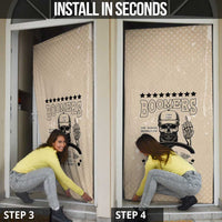 Baby Boomers Door Cover The Badass Generation Retro Style - Wonder Print Shop