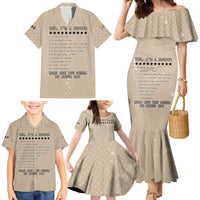 Baby Boomers Family Matching Mermaid Dress and Hawaiian Shirt The Badass Generation Retro Style - Wonder Print Shop